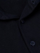 Lardini - Cotton Polo Shirt - Blue