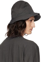 Jan-Jan Van Essche Black Water-Repellent Bucket Hat
