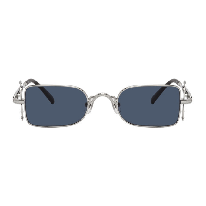 Photo: Matsuda Silver and Blue 10611H Sunglasses