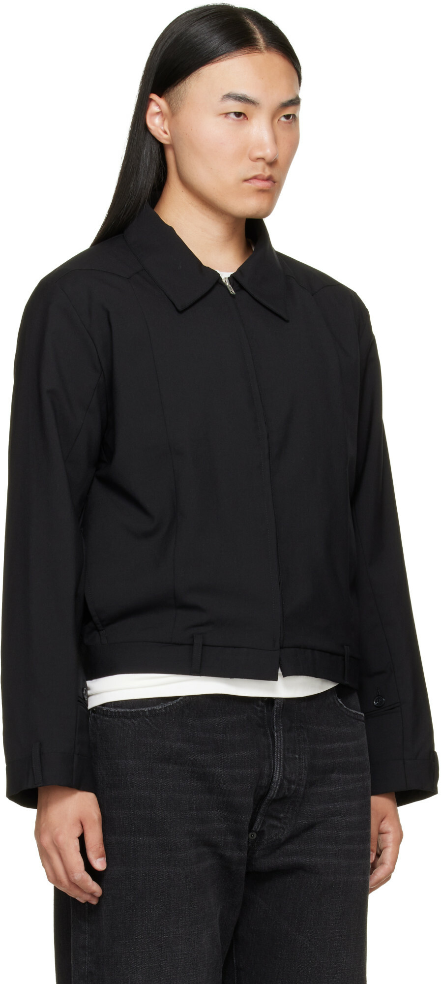 HODAKOVA Black Harrington Jacket