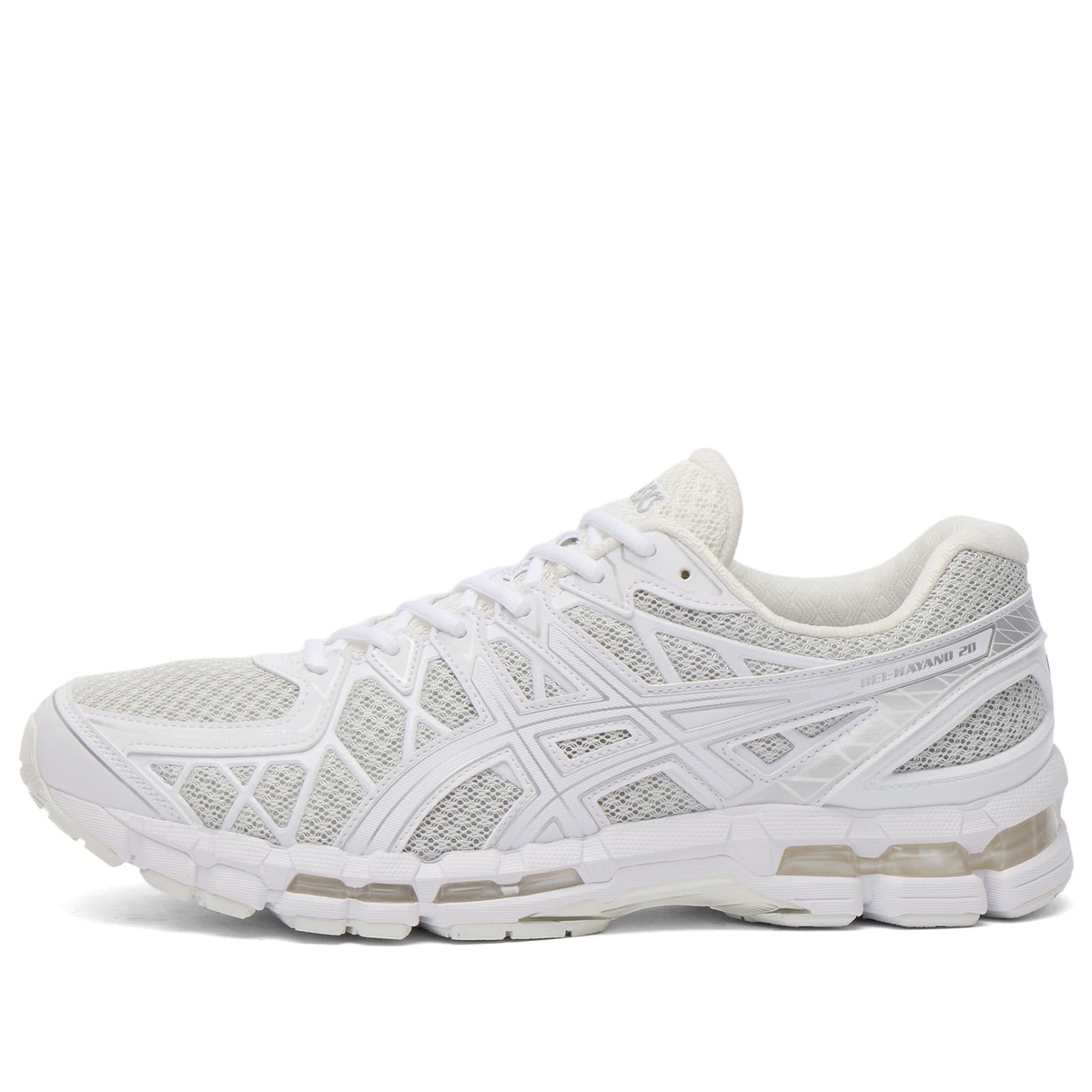 Asics Men's GEL-KAYANO 20 Sneaker in Glacier Grey/White