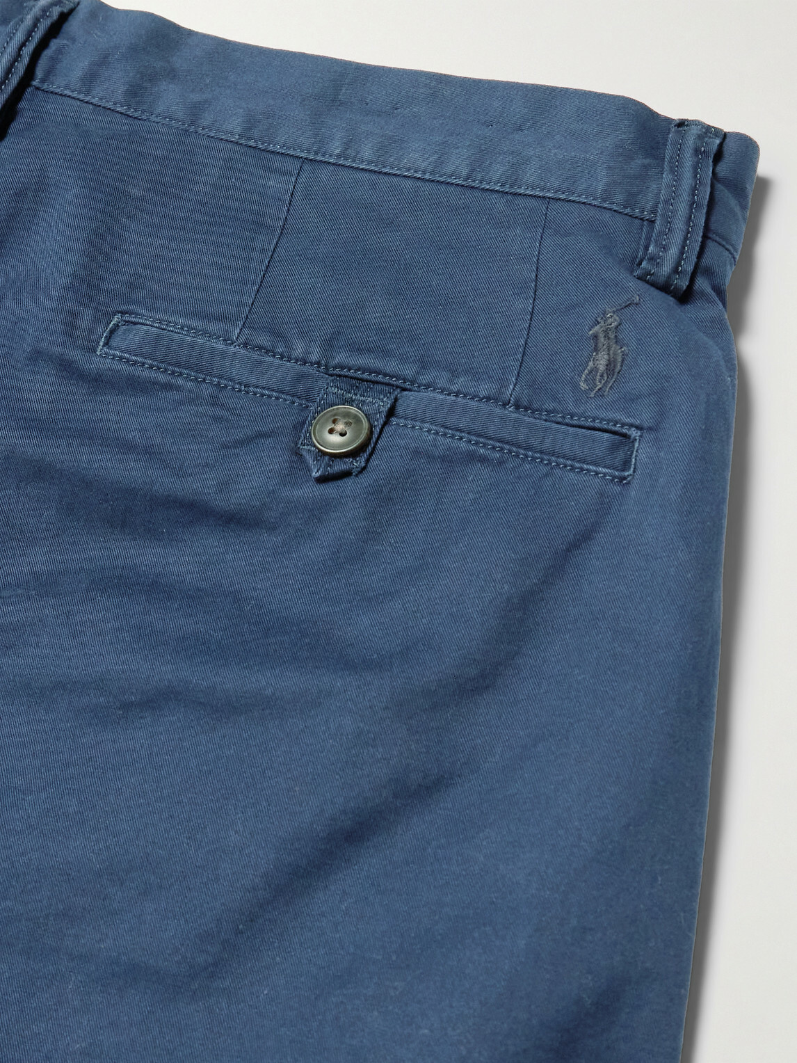 Polo Ralph Lauren - Bedford Straight-Leg Cotton-Blend Twill Trousers - Blue