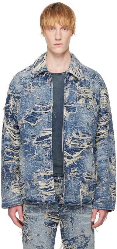 Photo: Diesel Blue D-Ivar-Fsg1 Denim Jacket