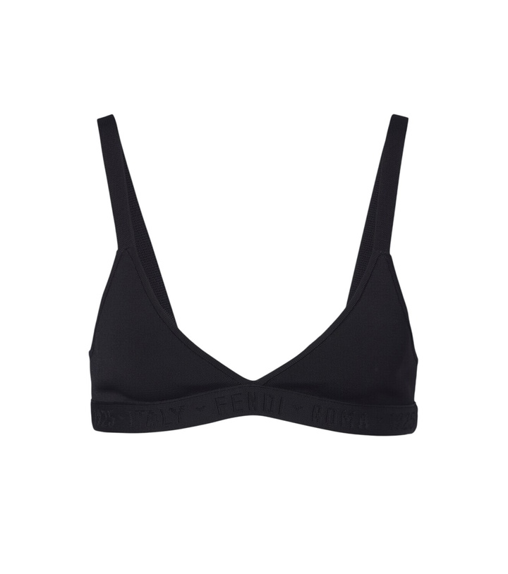 Photo: Fendi Logo triangle bralette