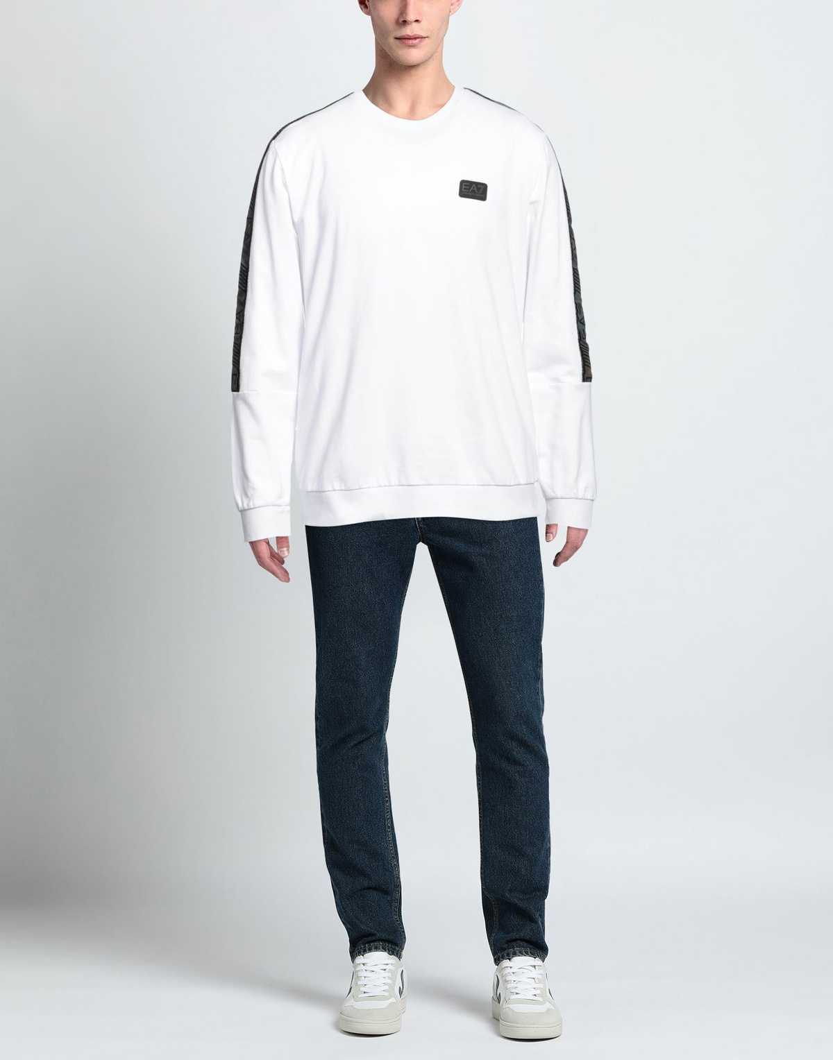Ea7 Mens Sweatshirt in White