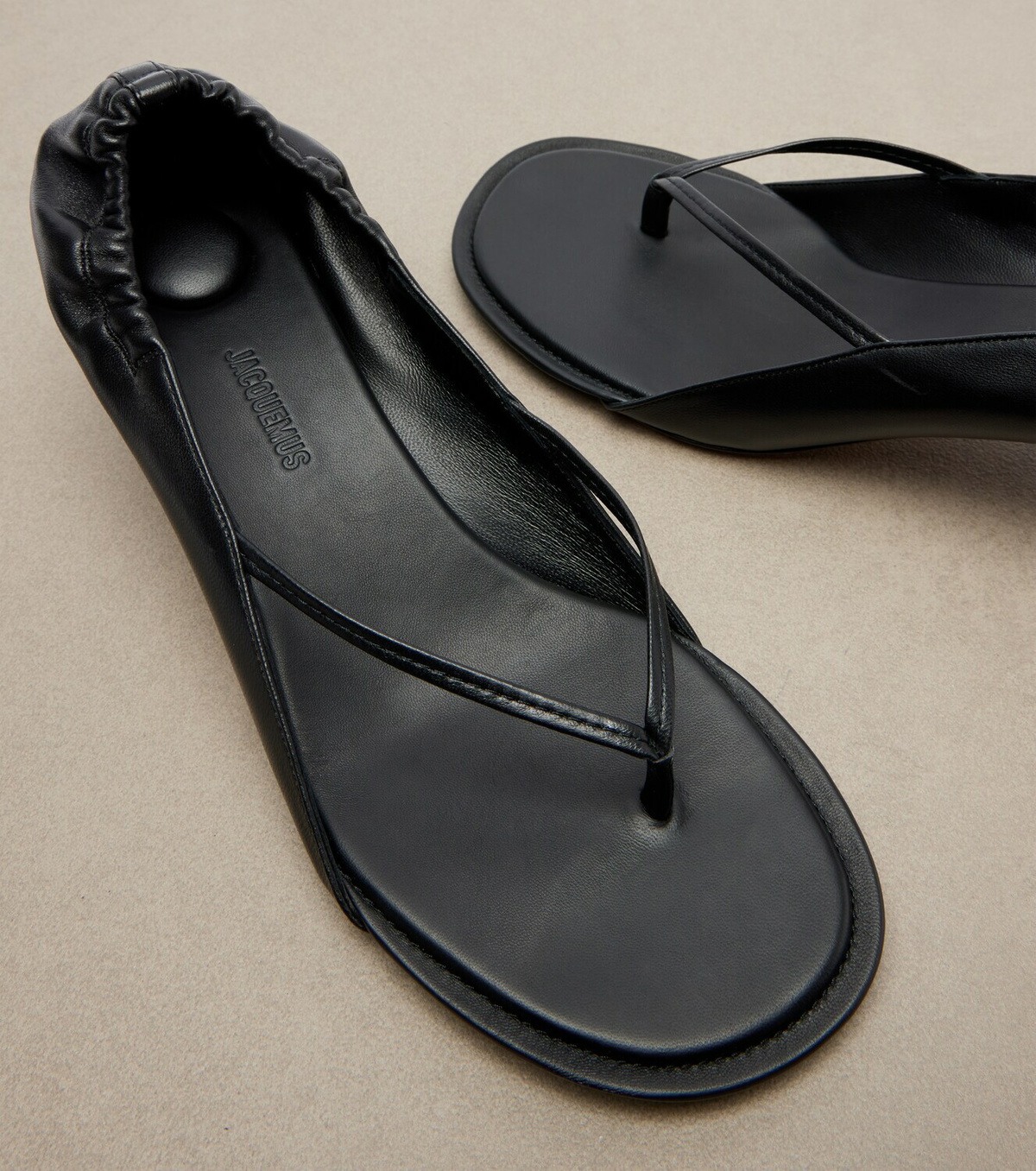 Jacquemus Leather thong sandals