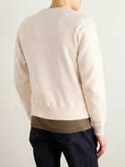 TOM FORD - Slim-Fit Garment-Dyed Cotton-Jersey Sweatshirt - Neutrals