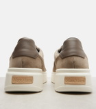 Max Mara Suede platform sneakers