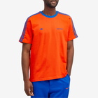 Adidas x Wales Bonner Short Sleeve T-Shirt in Bold Orange/Team Royal Blue