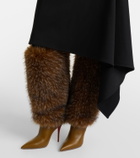 Christian Louboutin Yangzee 100 leather knee-high boots