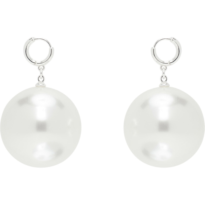 Photo: Sandy Liang Bubblegum Faux-Pearl Earrings
