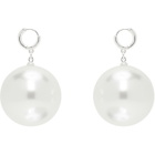 Sandy Liang Bubblegum Faux-Pearl Earrings