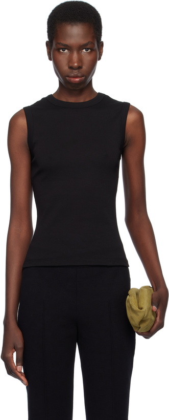 Photo: FLORE FLORE Black Esmé Tank Top
