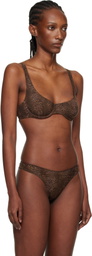 Fruity Booty Brown Leopard Shania Bra