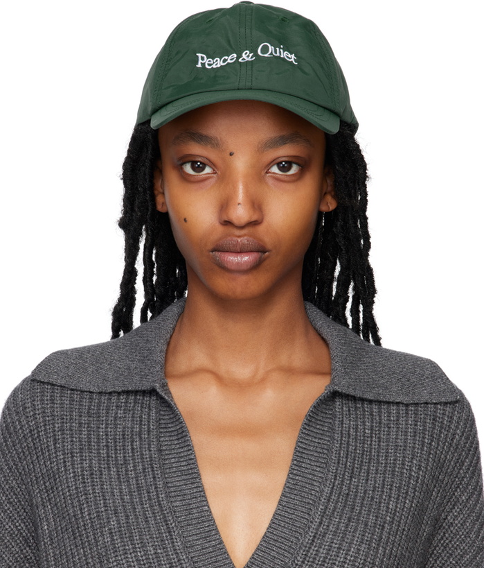 Photo: Museum of Peace & Quiet Green Wordmark Cap