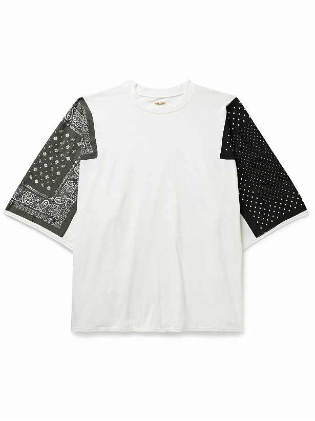 Photo: KAPITAL - Oversized Bandana-Print Cotton-Jersey T-Shirt - Black