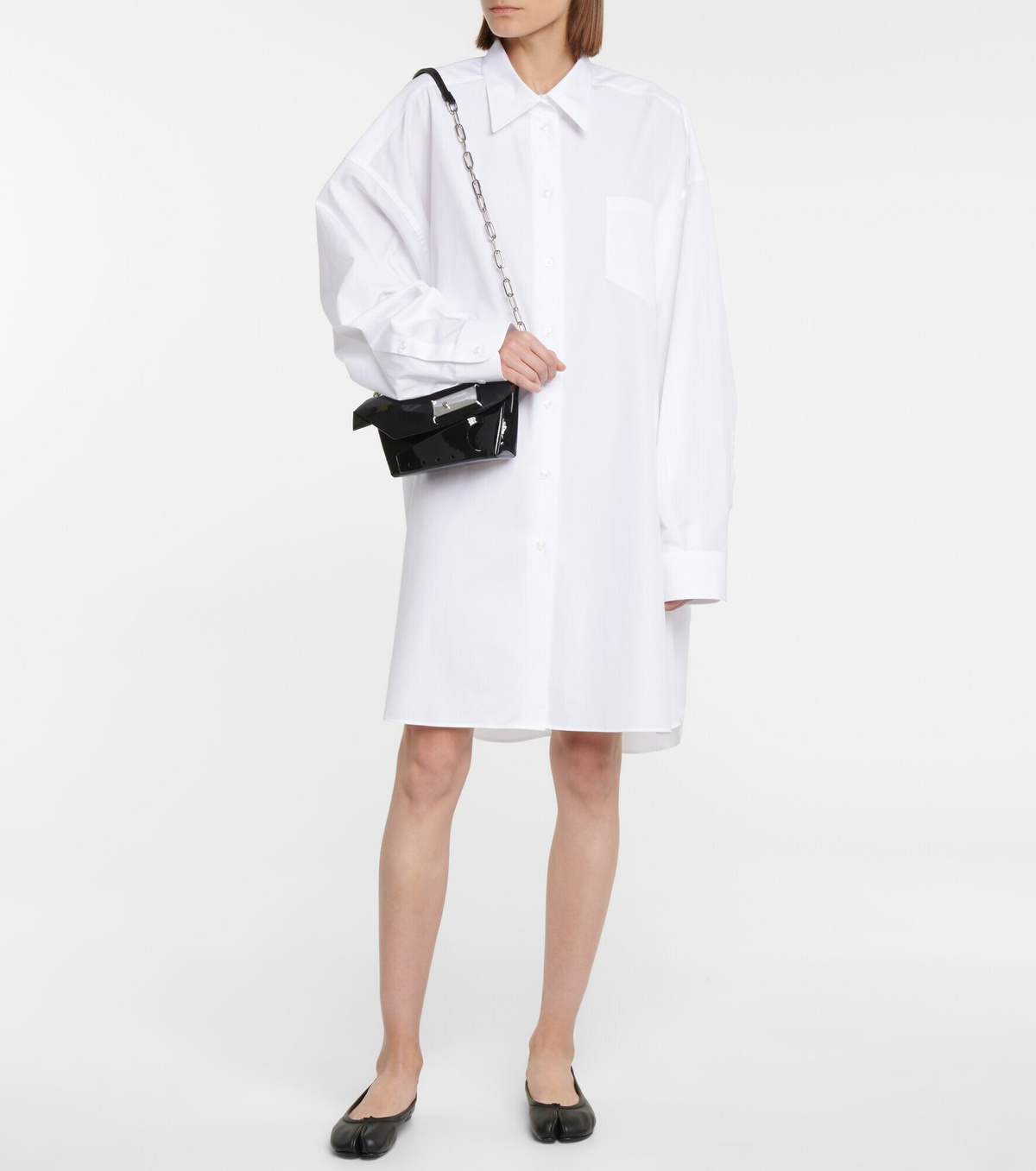 open lace back dress Oversize White Shirt Dress - Maison Margiela - Women