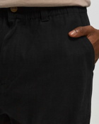 Butter Goods Wide Leg Pants Black - Mens - Casual Pants