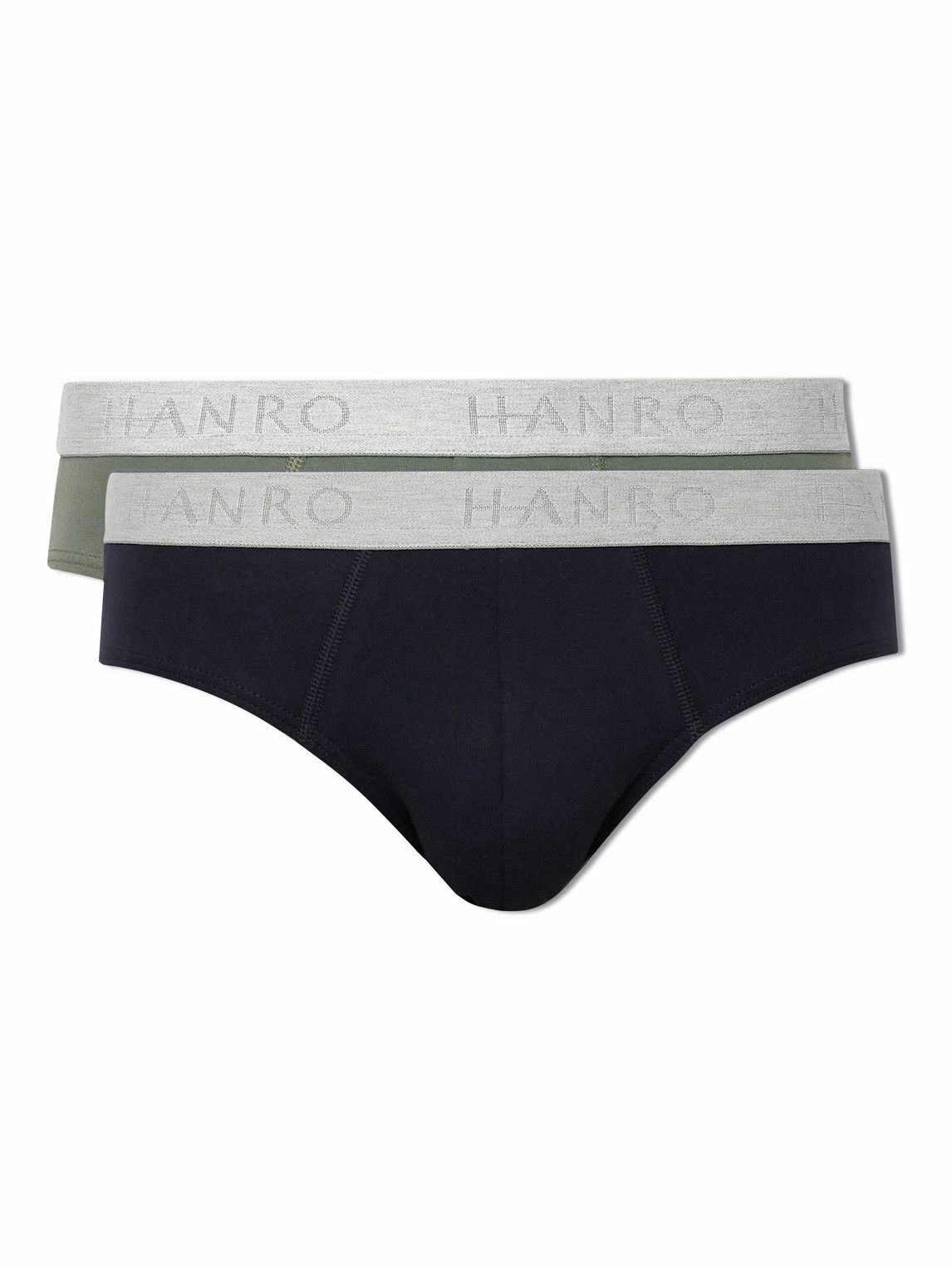 Photo: Hanro - Essentials Two-Pack Stretch-Cotton Briefs - Multi