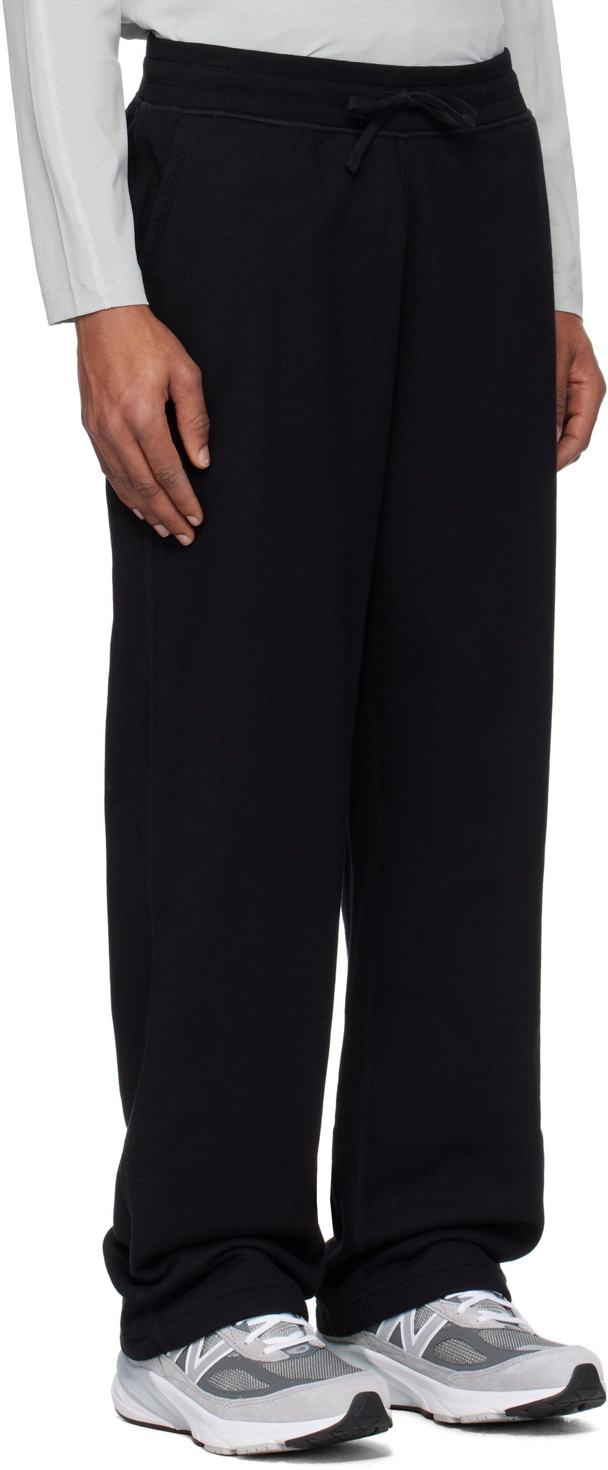 Reigning Champ Black Midweight Terry Relaxed Sweatpants