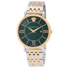 Versace V-Eternal Quartz Green Dial Mens Watch VENCA0424
