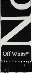 Off-White Black & White 'No Offence' Scarf