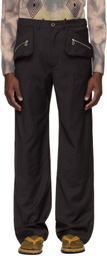 Kiko Kostadinov Brown Komlo Trousers