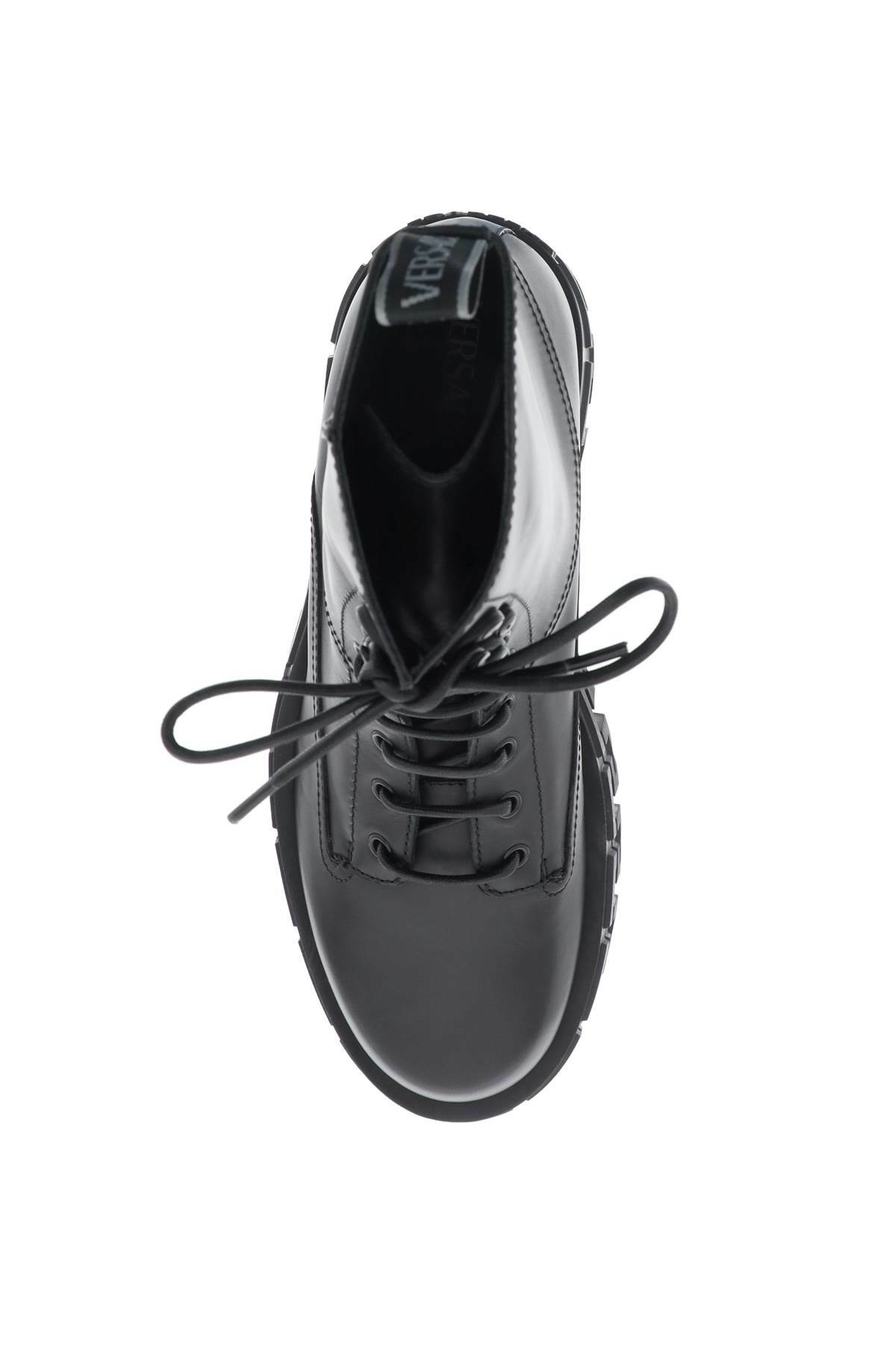 Versace Greca Portico Combat Boot Versace