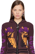 Chopova Lowena Stacked Butterfly Drop Earrings