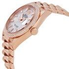 Rolex Day Date Automatic Chronometer Diamond White Dial Unisex Watch M128395TBR-0026