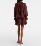 Poupette St Barth Farrah tiered miniskirt