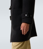 Burberry Hooded wool twill coat