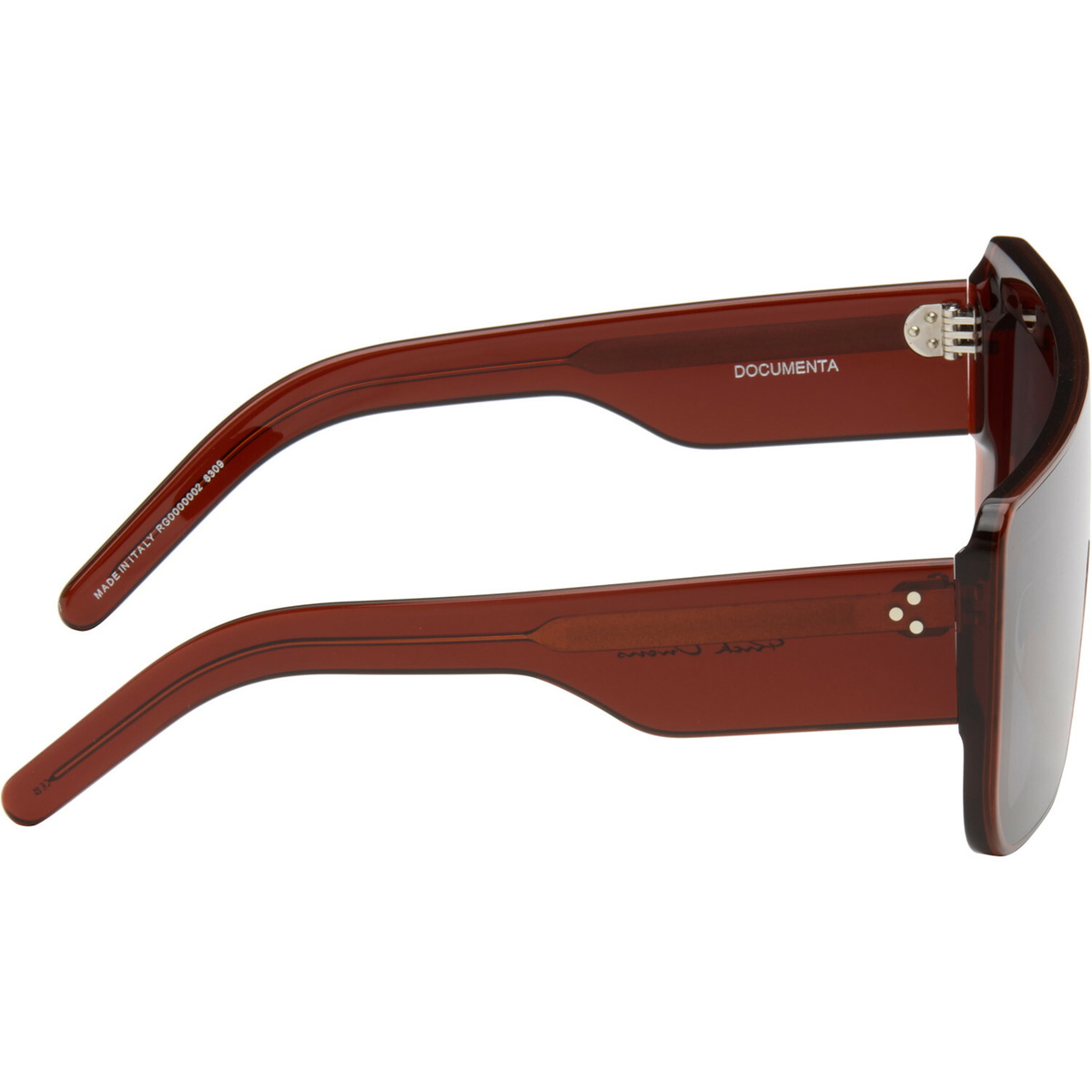 Rick Owens Red Tower Documenta Sunglasses