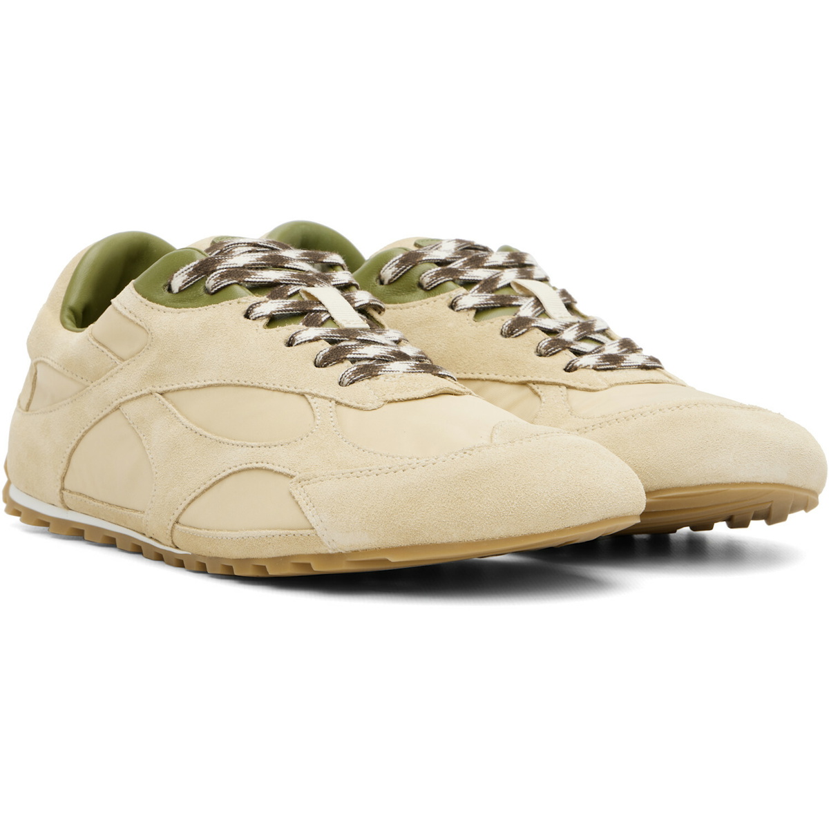 Bottega Veneta Beige Orbit Flash Sneakers