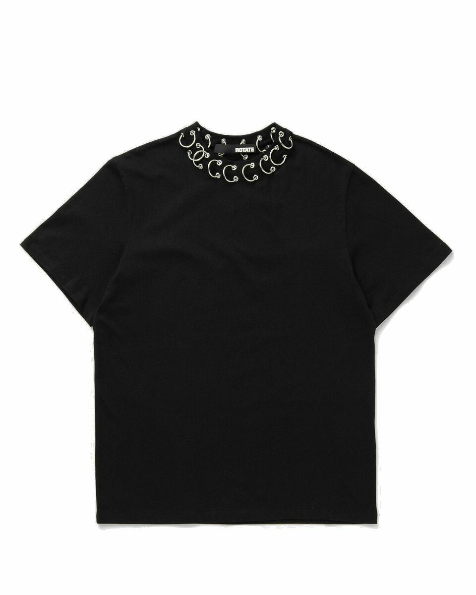 Photo: Rotate Birger Christensen Oversized Ring T Shirt Black - Womens - Shortsleeves