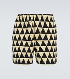 Bode - Thousand Pyramid cotton shorts