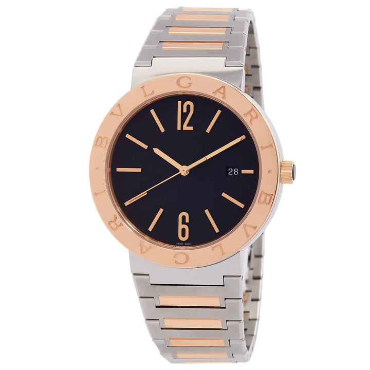 Photo: Bvlgari BVLGARI BVLGARI Automatic Black Dial Mens Watch 102930