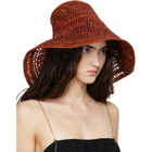 Chloé Brown 'The Chloé Raffia Capeline' Beach Hat