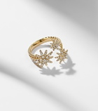 David Yurman Starburst 18kt gold ring with diamonds