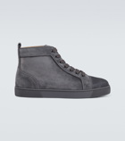 Christian Louboutin - Louis suede high-top sneakers