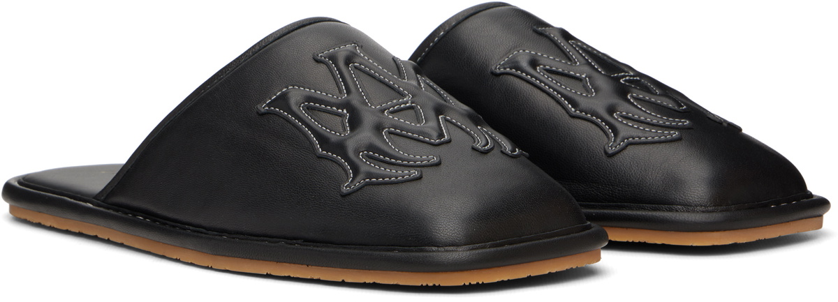 AMIRI Black MA Slippers