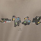 Paul Smith Men's 4 Zebras T-Shirt in Grey