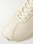 The Row - Mica Leather Sneakers - Neutrals