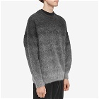 Isabel Marant Men's Drussellh Dip Dyed Crew Knit in Grey