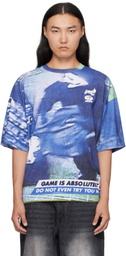 Gerrit Jacob Blue Printed T-shirt