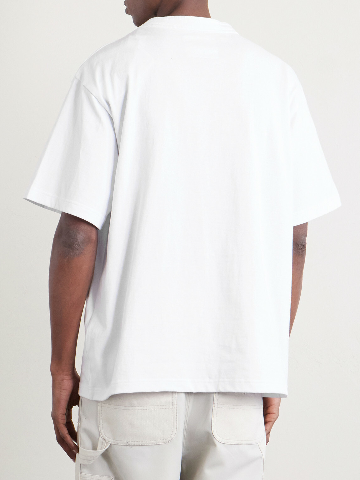 Sacai - Carhartt WIP Logo-Appliquéd Cotton-Jersey T-Shirt - White