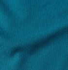 Loro Piana - Slim-Fit Contrast-Tipped Stretch-Cotton Piqué Polo Shirt - Blue