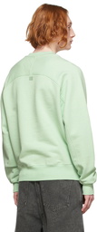 AMI Paris Green Ami De Cœur Sweatshirt