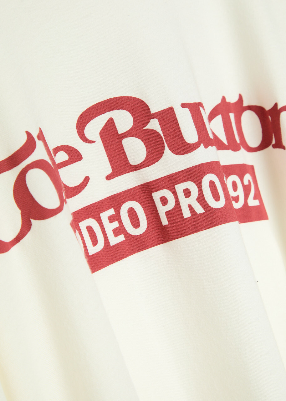 Cole Buxton Rodeo Printed Cotton T-shirt White