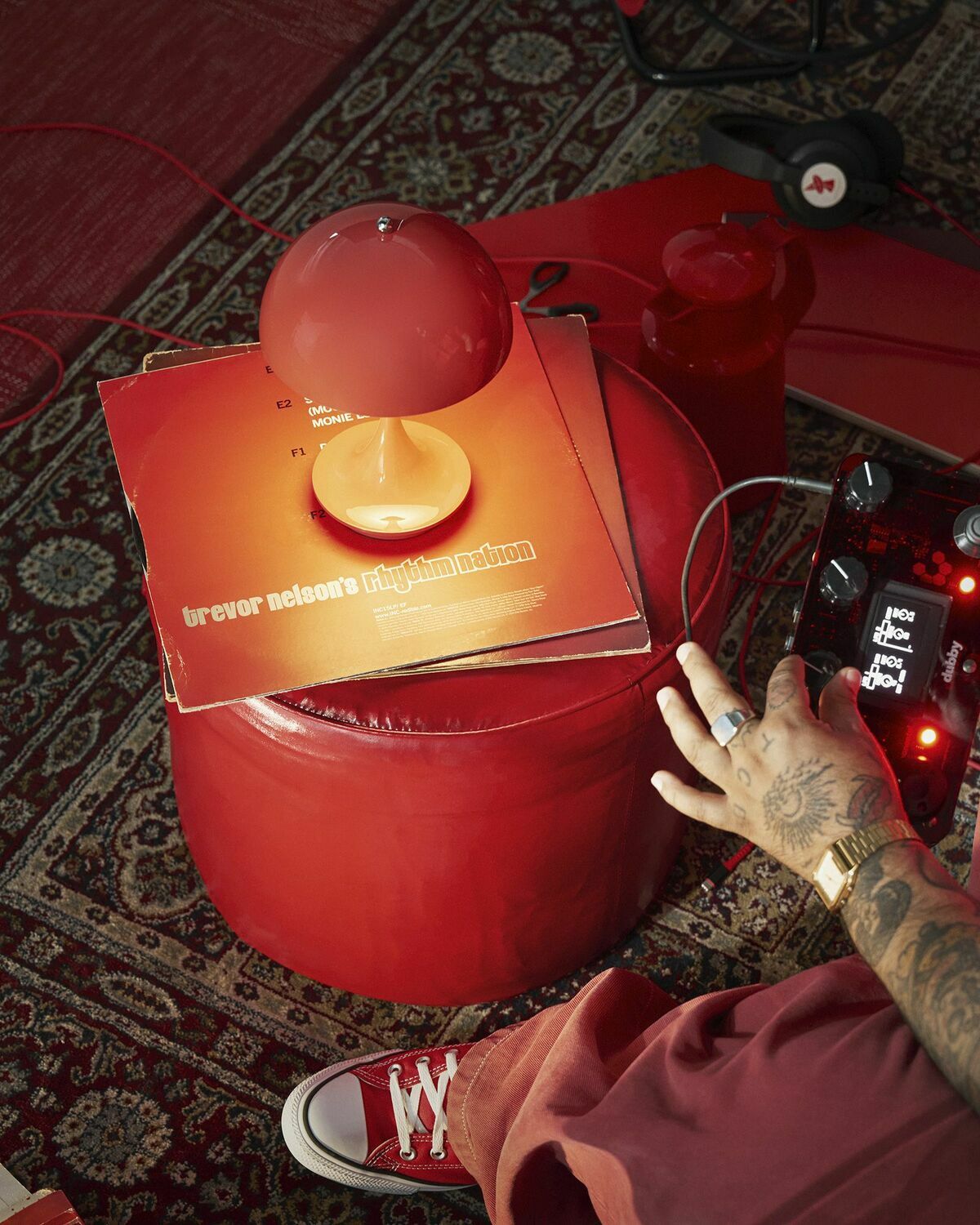 Louis Poulsen Panthella 160 Portable V3   Universal Plug Orange Lighting